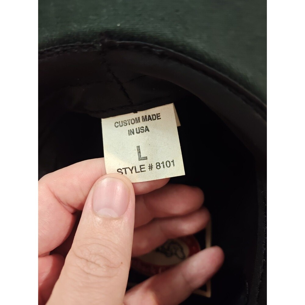 The Australian Outback Collection Oilcloth Hat Unisex Large Black Made In USA - Picture 9 of 9